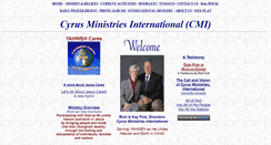 Desktop Screenshot of cyrusministries.com